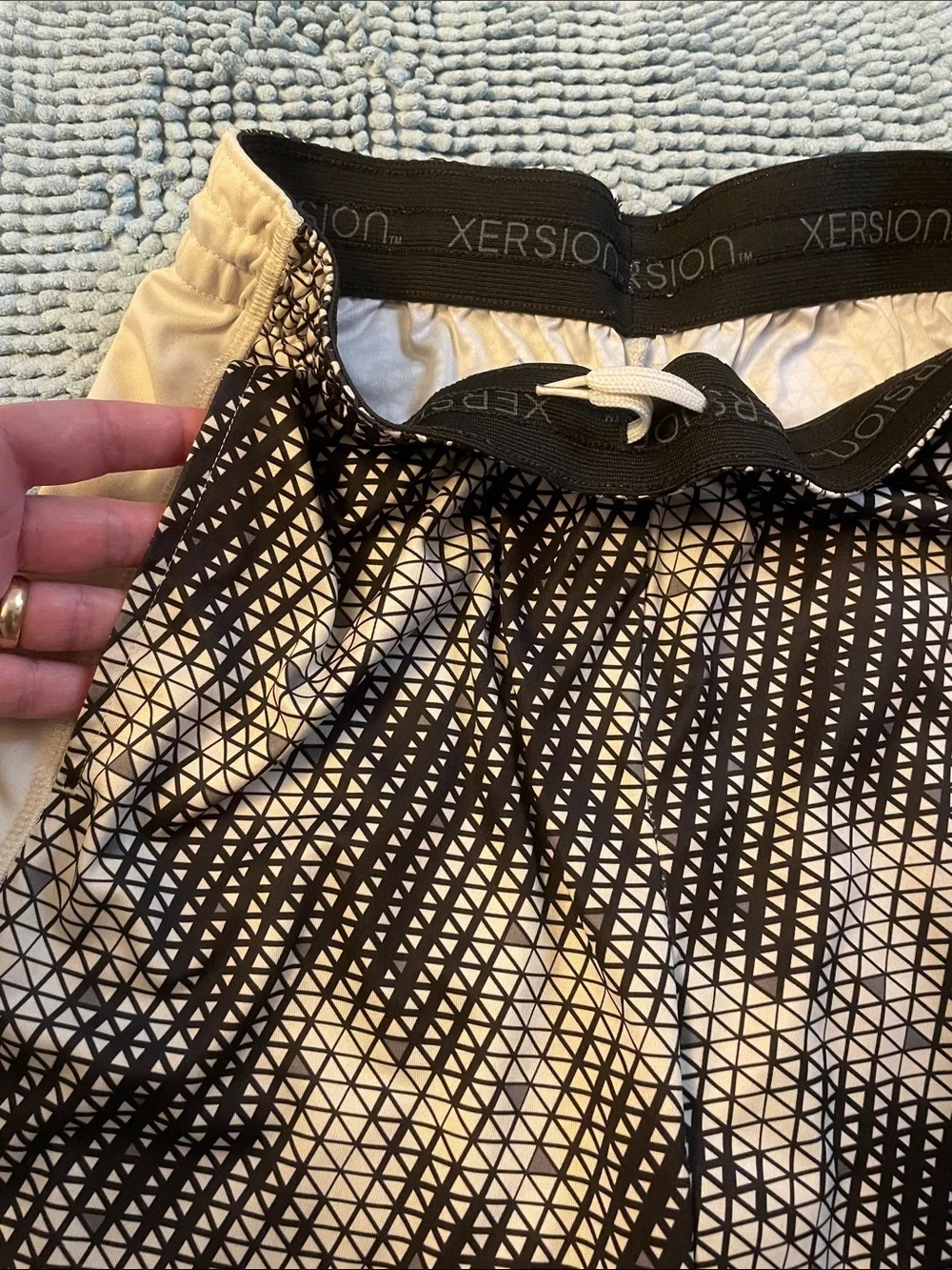 Xersion Black and White Performance Shorts